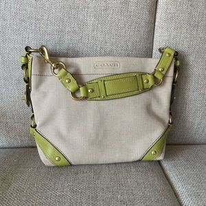 Coach Canvas Shoulder Bag